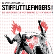 Concert Paris - STIFF LITTLE FINGERS  - 28/11/2014 - Punk - Batofar (Le)