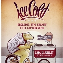 Soiree Paris - 12Ϟ07 L'Abcdrduson présente ICECOLD #3 : Orgasmic • 8TM • Krampf • Le Captain' Nemo • Noumzee  - 12/07/2014 - Hip Hop - ParisParis Club