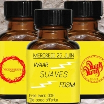 Soiree Paris - VICIOUS JESUS x BONHEUR MUSIC W/ FSDM • Suaves • Waar - 25/06/2014 - Italo Techno Funk Disco - ParisParis Club