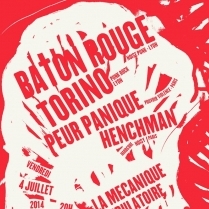 Concert Paris - BATON ROUGE // TORINO - 04/07/2014 - Indie Punk - Mécanique Ondulatoire (La)