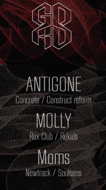 Soiree Paris - Goro's W/ Antigone • Molly • Moms - 21/06/2014 - Techno House Electro - Ancienne Gare de Reuilly